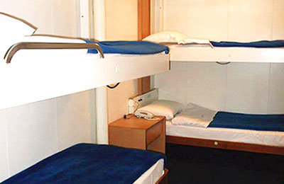 Couchette - Cabine de 2 Couchettes - Lavabo