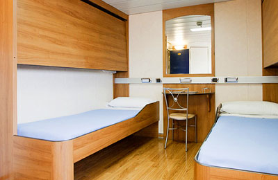 Cabine - 4 Couchettes - Sans WC
